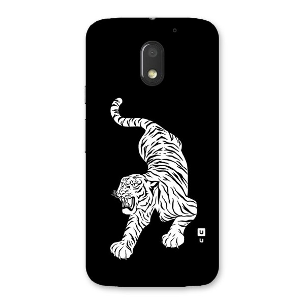 Bengal Tiger Stencil Art Back Case for Moto E3 Power