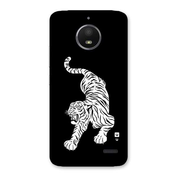 Bengal Tiger Stencil Art Back Case for Moto E4