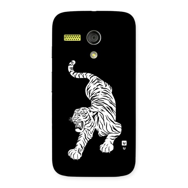 Bengal Tiger Stencil Art Back Case for Moto G