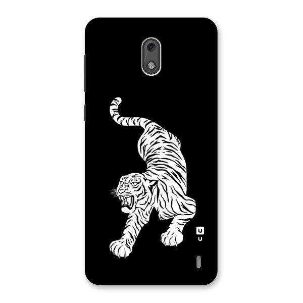 Bengal Tiger Stencil Art Back Case for Nokia 2