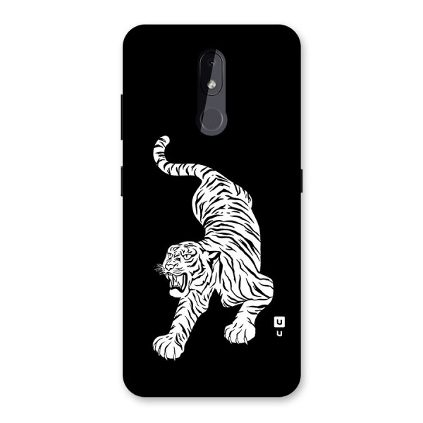 Bengal Tiger Stencil Art Back Case for Nokia 3.2