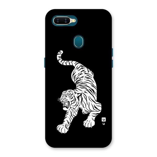 Bengal Tiger Stencil Art Back Case for Oppo A7