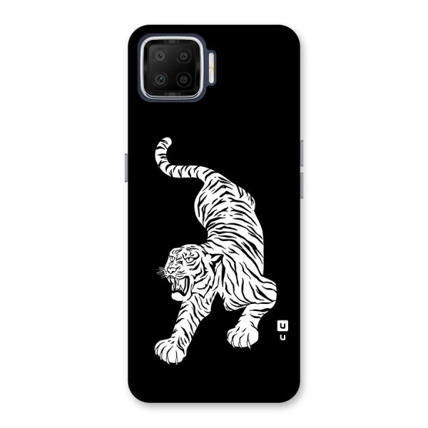 Bengal Tiger Stencil Art Back Case for Oppo F17