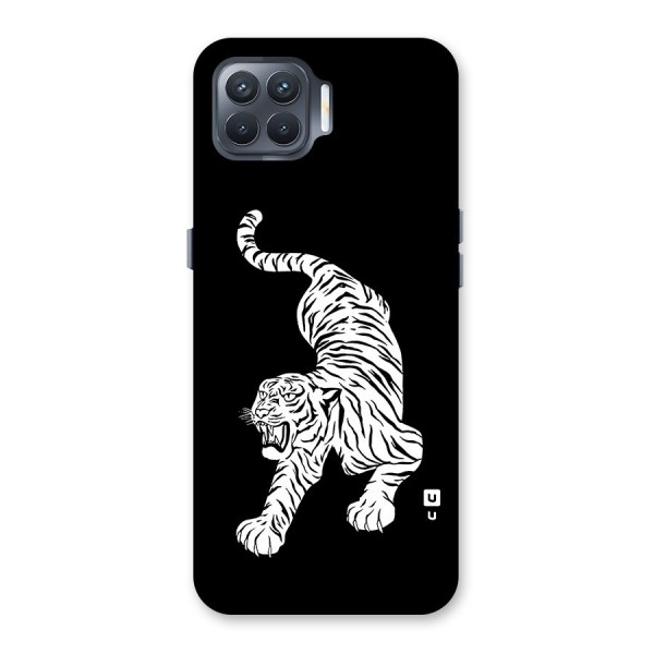 Bengal Tiger Stencil Art Back Case for Oppo F17 Pro