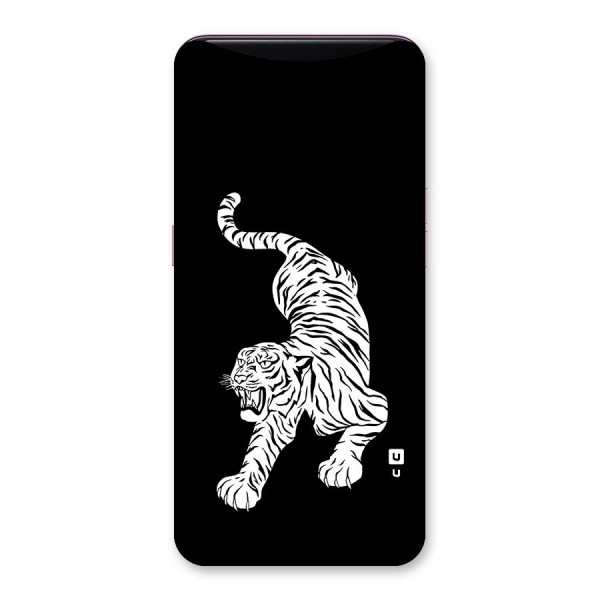 Bengal Tiger Stencil Art Back Case for Oppo Find X