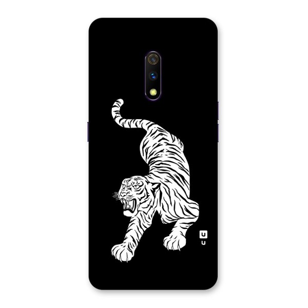 Bengal Tiger Stencil Art Back Case for Realme X