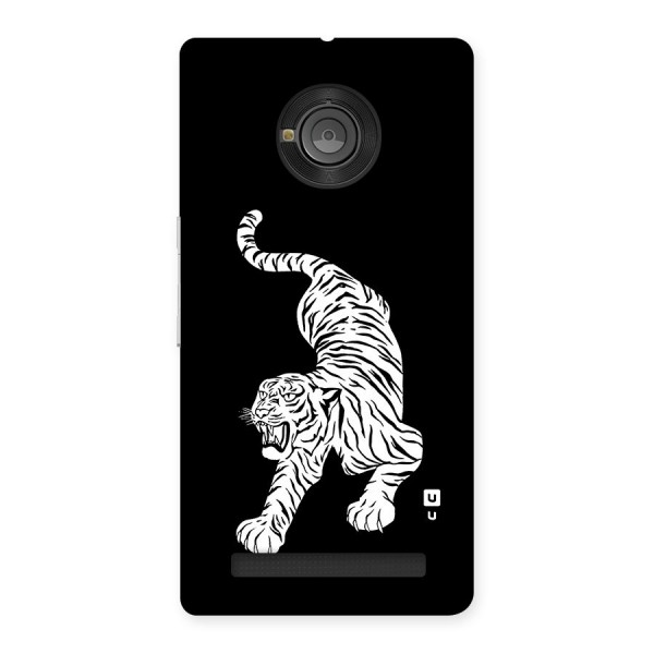 Bengal Tiger Stencil Art Back Case for Yu Yuphoria