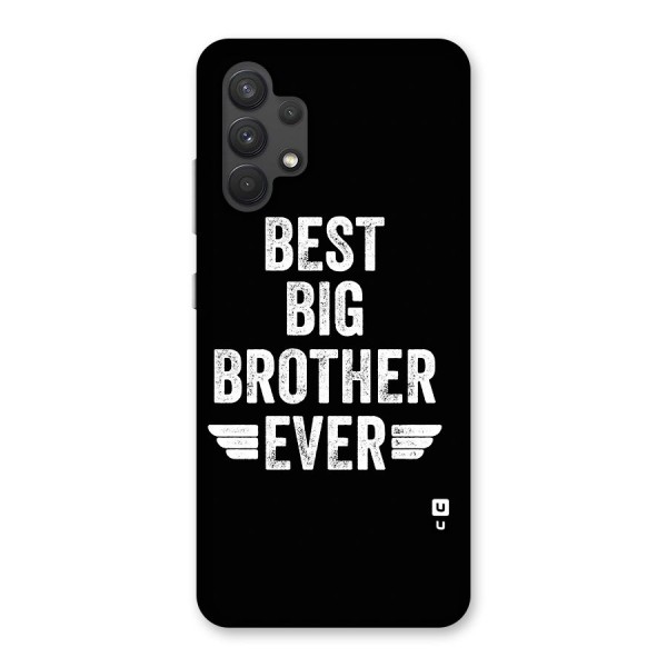 Best Big Brother Ever Glass Back Case for Galaxy A32