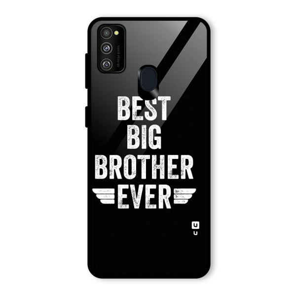 Best Big Brother Ever Glass Back Case for Galaxy M21