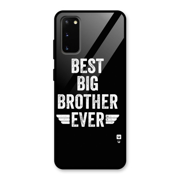 Best Big Brother Ever Glass Back Case for Galaxy S20