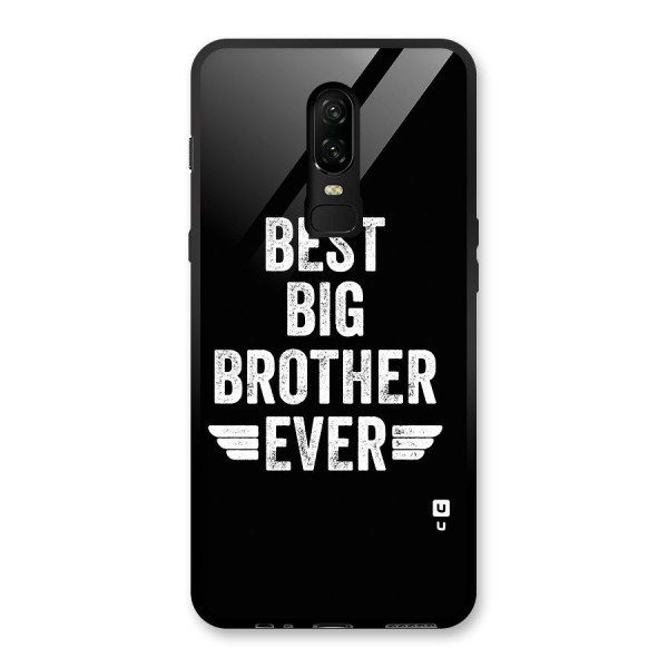 Best Big Brother Ever Glass Back Case for OnePlus 6