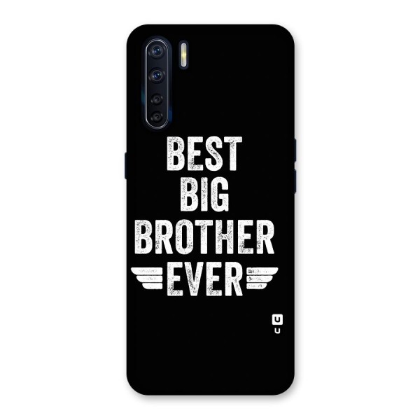 Best Big Brother Ever Glass Back Case for Oppo F15