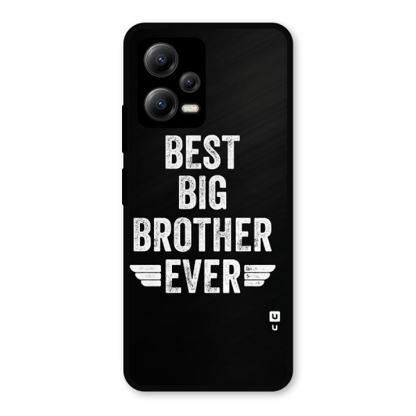 Best Big Brother Ever Glass Back Case for Poco X5