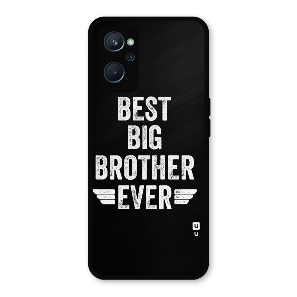 Best Big Brother Ever Glass Back Case for Realme 9i