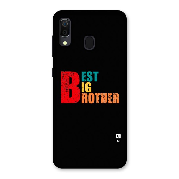 Best Big Brother Back Case for Galaxy A20