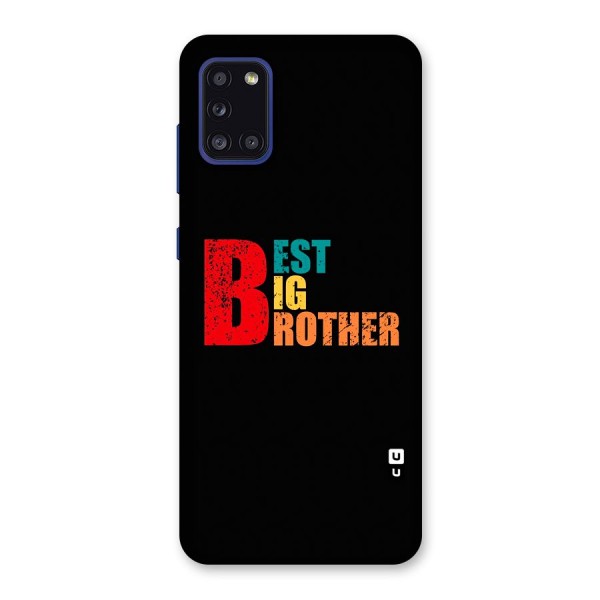 Best Big Brother Back Case for Galaxy A31