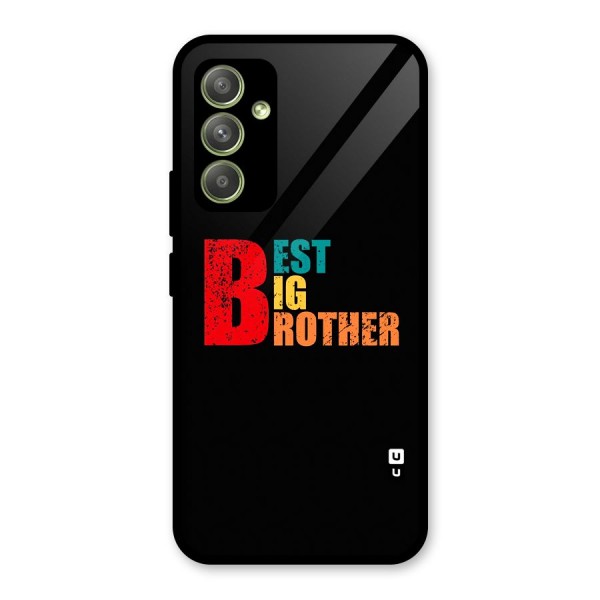 Best Big Brother Glass Back Case for Galaxy A54