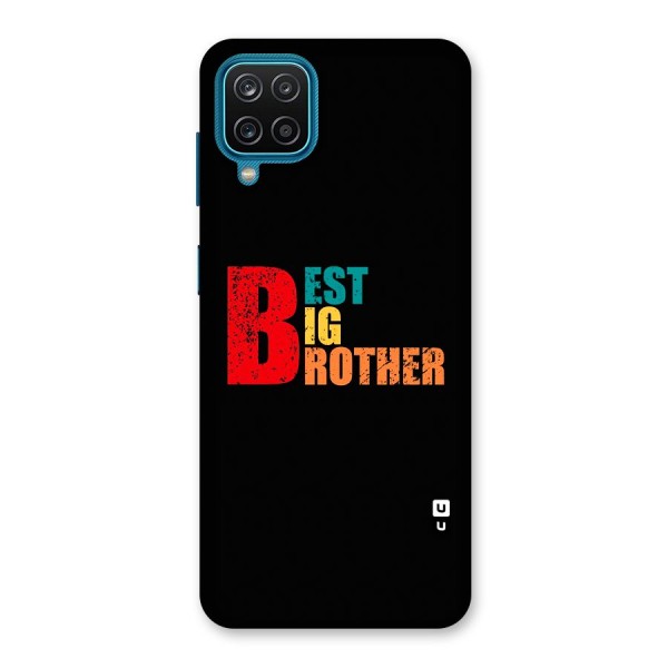 Best Big Brother Back Case for Galaxy F12