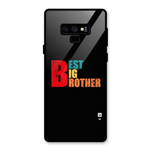 Best Big Brother Glass Back Case for Galaxy Note 9