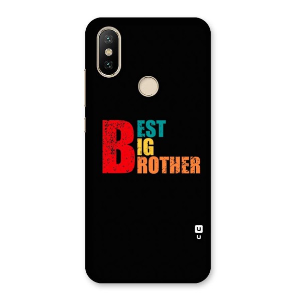 Best Big Brother Back Case for Mi A2