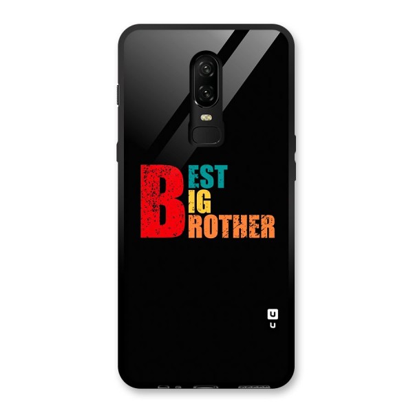 Best Big Brother Glass Back Case for OnePlus 6