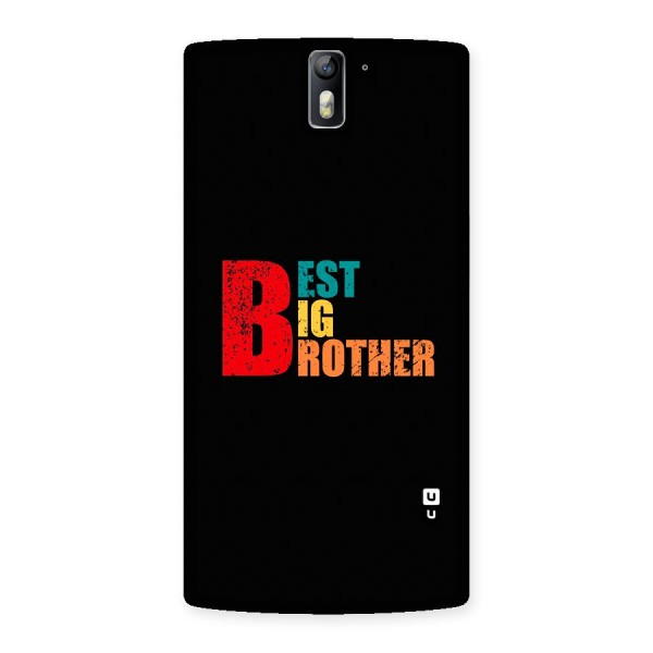 Best Big Brother Back Case for OnePlus One