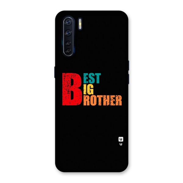 Best Big Brother Glass Back Case for Oppo F15