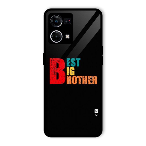 Best Big Brother Glass Back Case for Oppo F21 Pro 4G