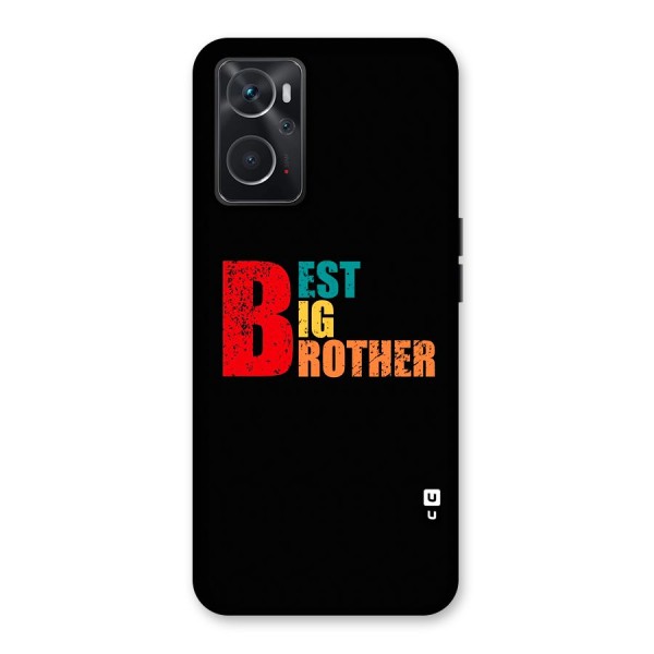 Best Big Brother Back Case for Oppo K10 4G