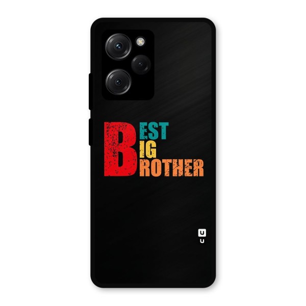 Best Big Brother Glass Back Case for Poco X5 Pro