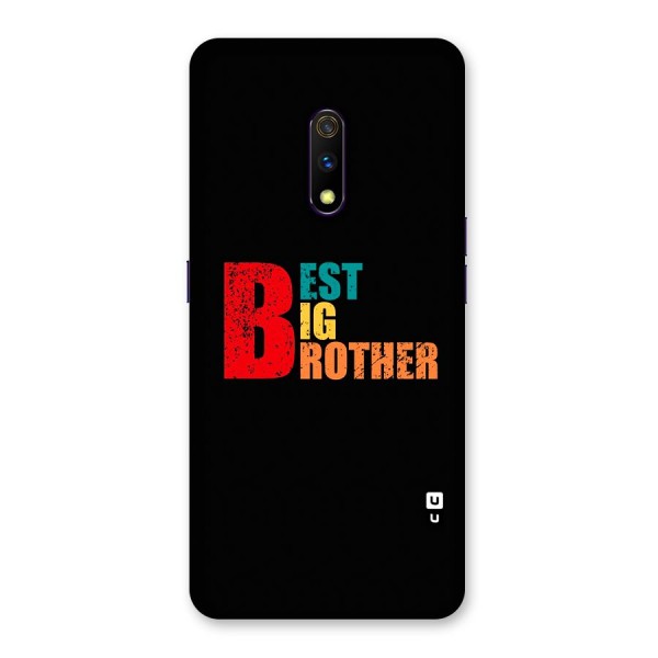 Best Big Brother Back Case for Realme X