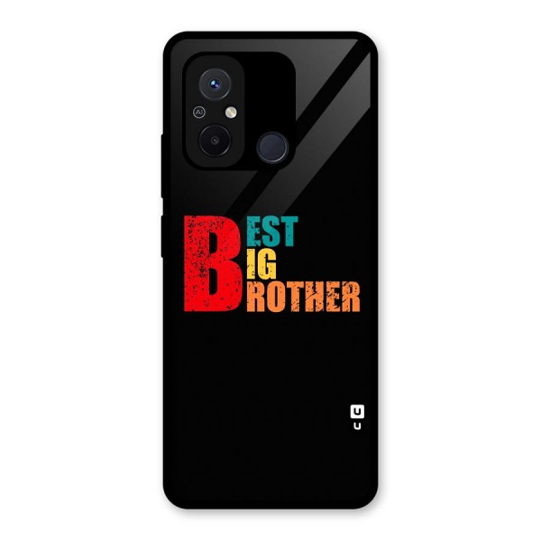 Best Big Brother Glass Back Case for Redmi 12C