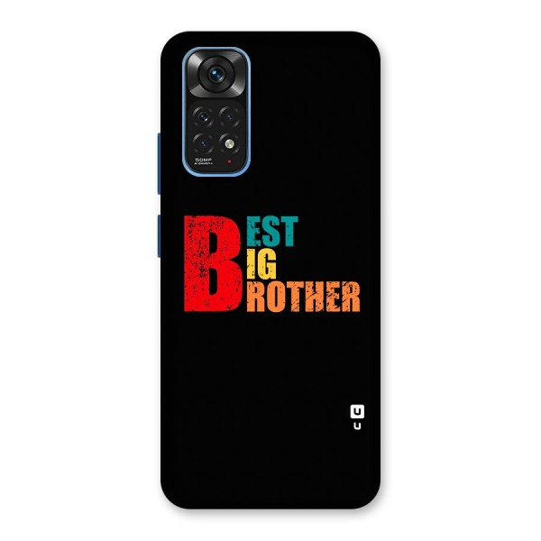 Best Big Brother Glass Back Case for Redmi Note 11S