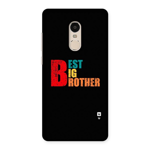 Best Big Brother Back Case for Redmi Note 4