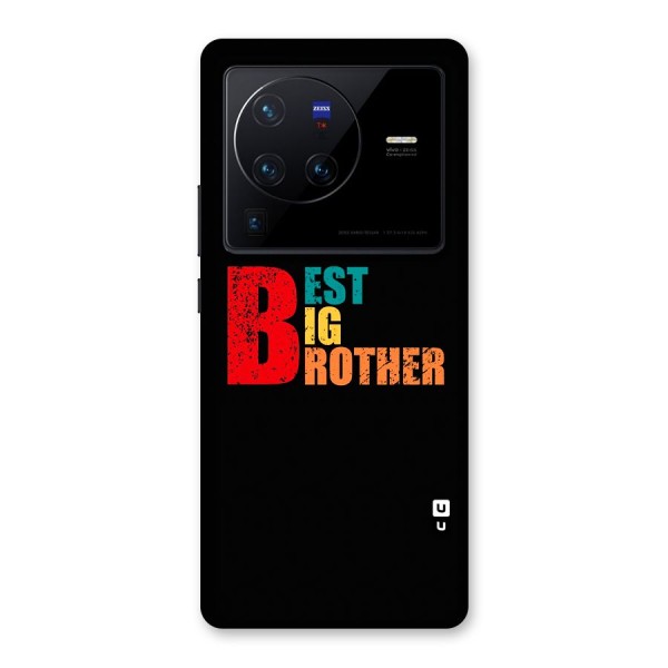 Best Big Brother Glass Back Case for Vivo X80 Pro