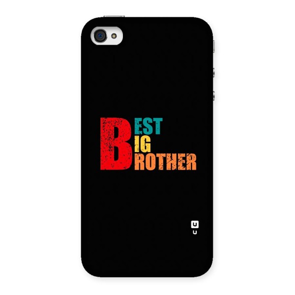 Best Big Brother Back Case for iPhone 4 4s