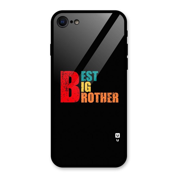 Best Big Brother Glass Back Case for iPhone 8