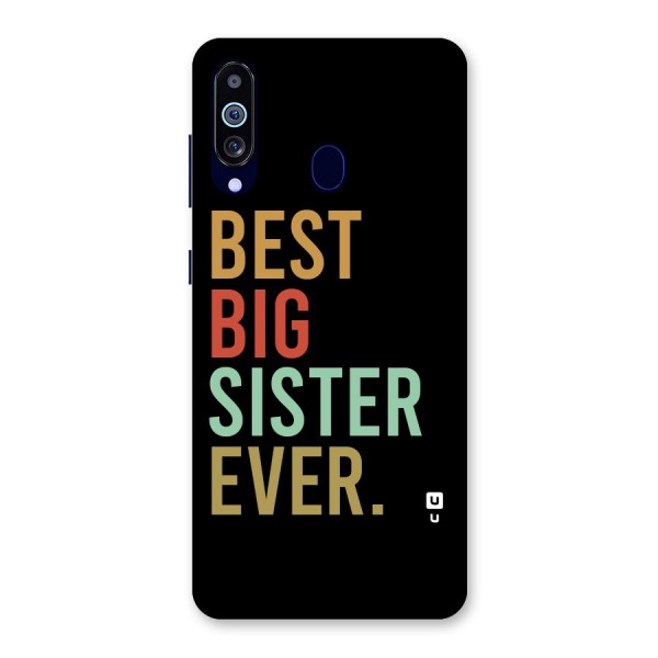 Best Big Sister Ever Back Case for Galaxy A60