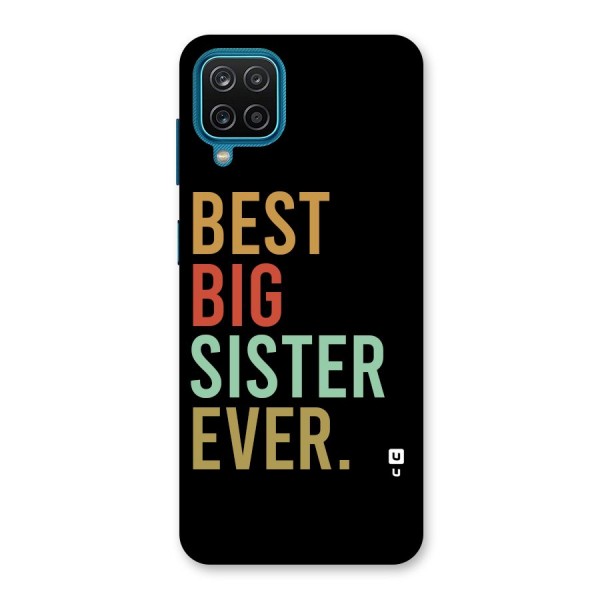 Best Big Sister Ever Back Case for Galaxy F12