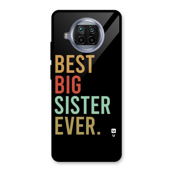 Best Big Sister Ever Glass Back Case for Mi 10i