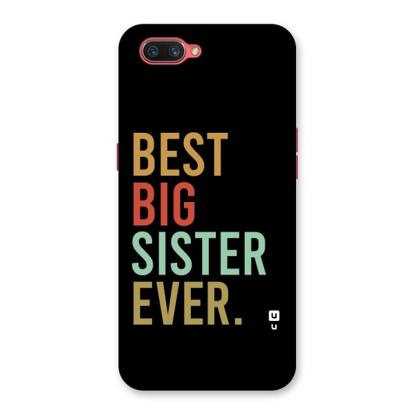 Best Big Sister Ever Back Case for Oppo A3s