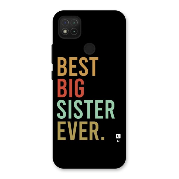 Best Big Sister Ever Back Case for Redmi 9