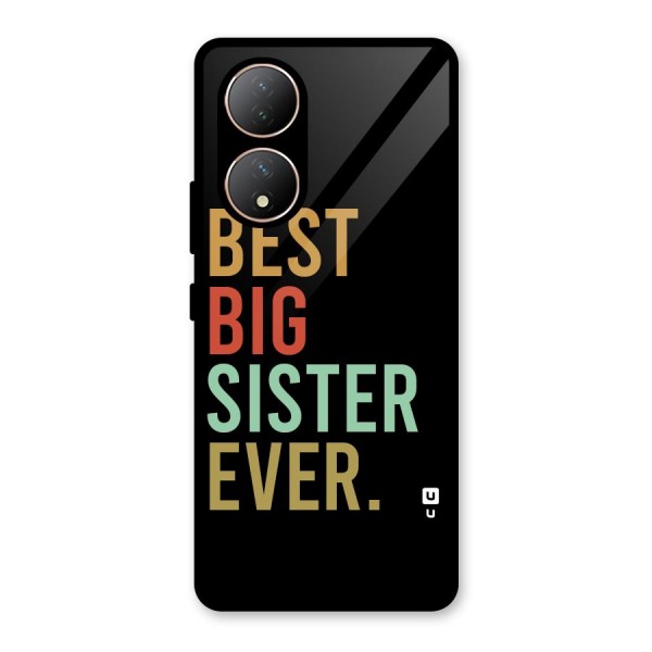 Best Big Sister Ever Glass Back Case for Vivo T2