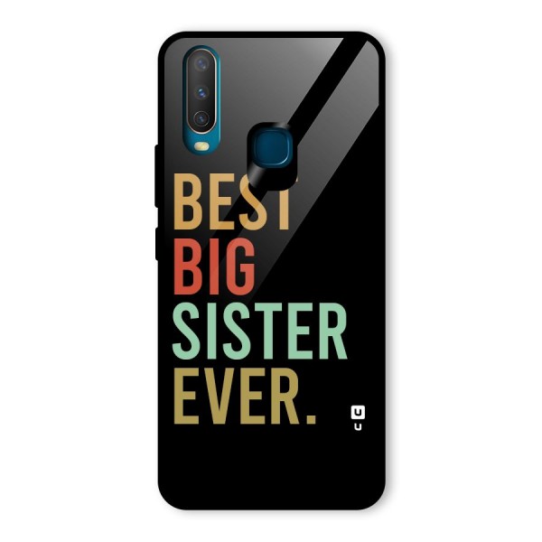 Best Big Sister Ever Glass Back Case for Vivo Y12