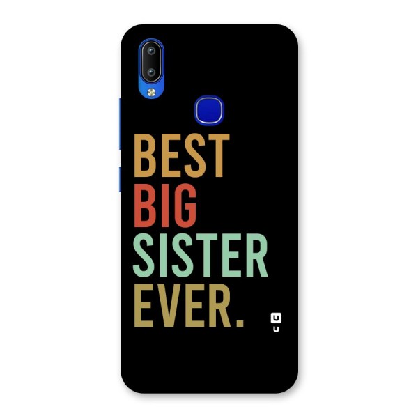 Best Big Sister Ever Back Case for Vivo Y91