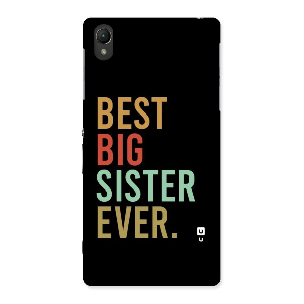 Best Big Sister Ever Back Case for Xperia Z2