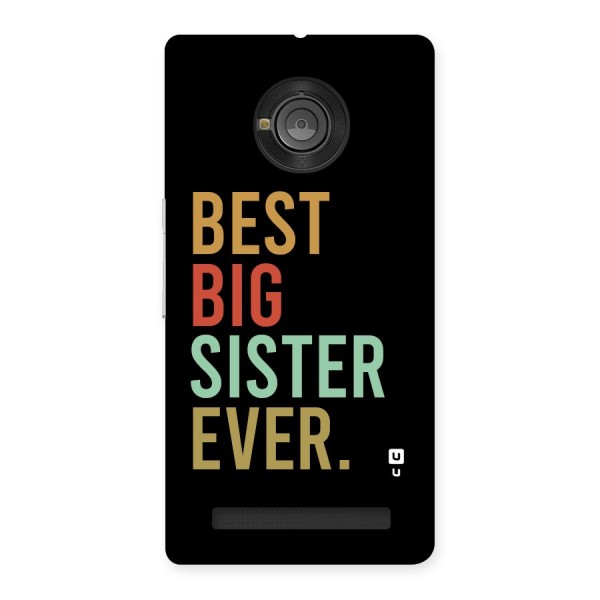 Best Big Sister Ever Back Case for Yuphoria