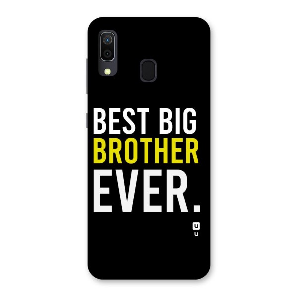 Best Brother Ever Back Case for Galaxy A20