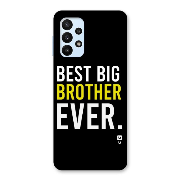 Best Brother Ever Glass Back Case for Galaxy A23