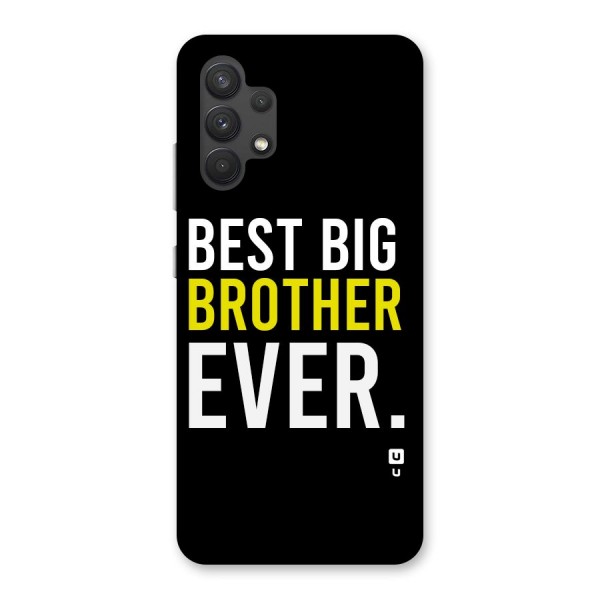 Best Brother Ever Glass Back Case for Galaxy A32